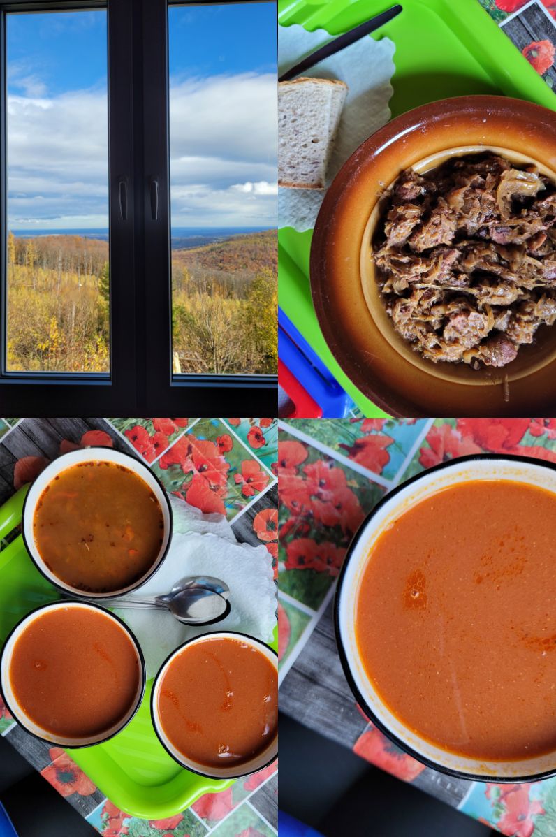 Schronisko pod Biskupią Kopą z pięknym widokiem i pysznym jedzeniem