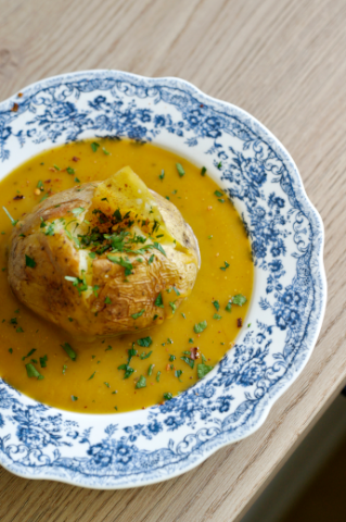 Zupa krem z pieczonej dyni