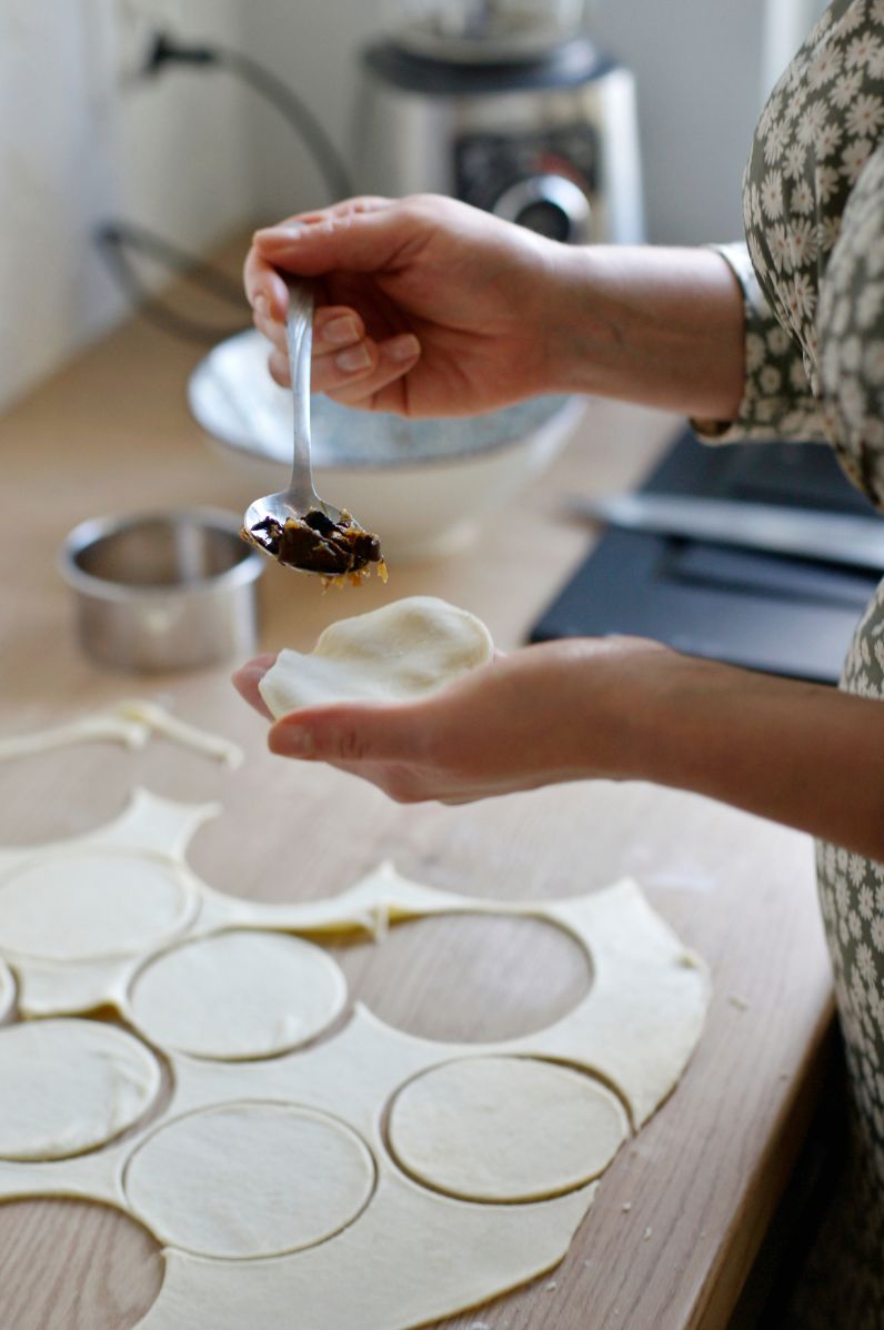 Pierogi z kapustą kiszoną i suszonymi grzybami